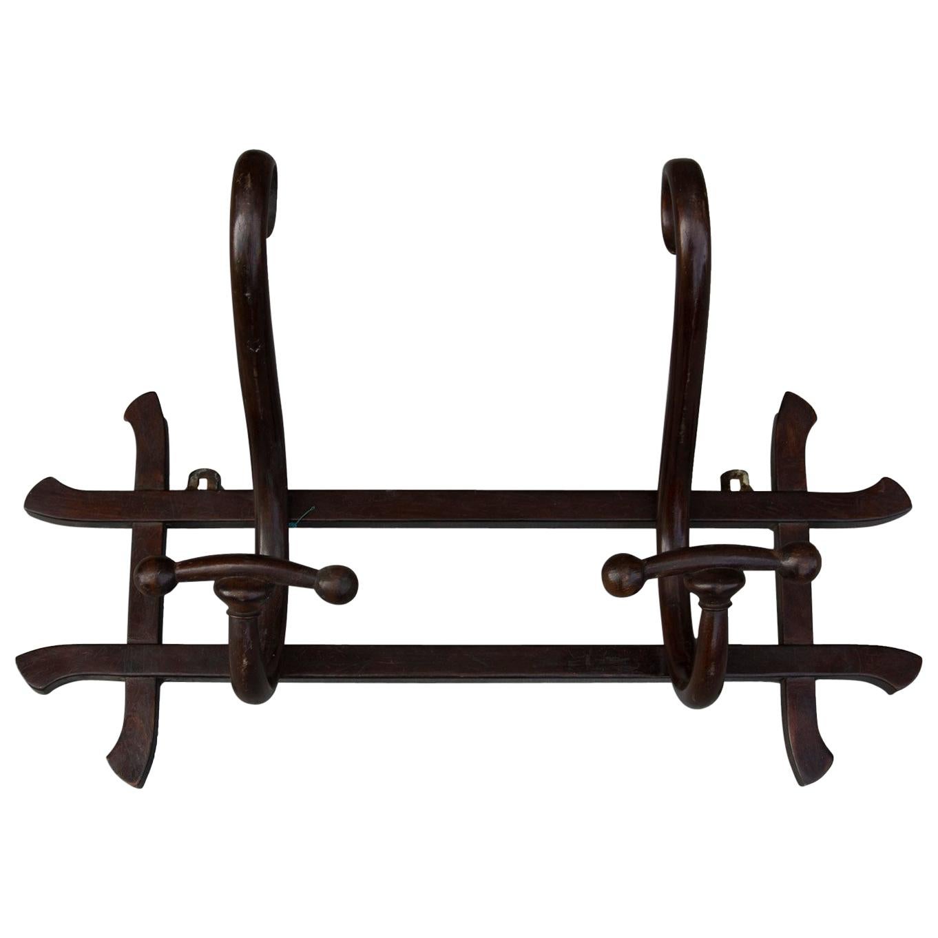 Vienna Secession Bentwood Coat Rack by Thonet, 1900