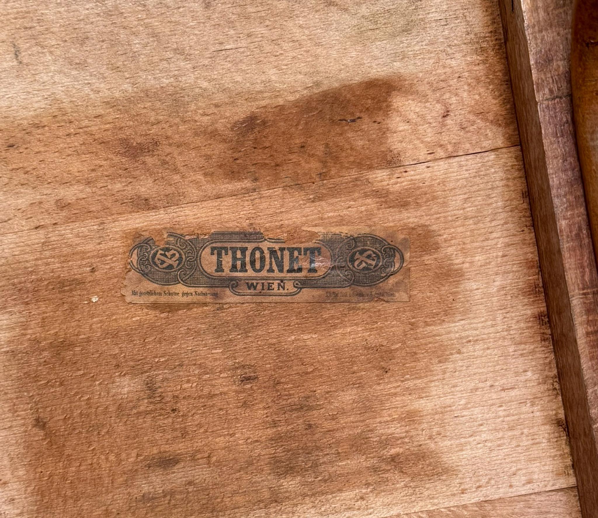 Vienna Secession Bentwood Nesting Tables by Michael Thonet for Thonet, 1900s For Sale 7