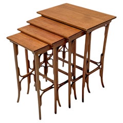 Tavolini da salotto in legno di Bentwood della Secessione Viennese di Michael Thonet per Thonet, 1900