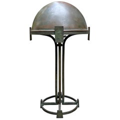 Wiener Secession Bronze-Tischlampe