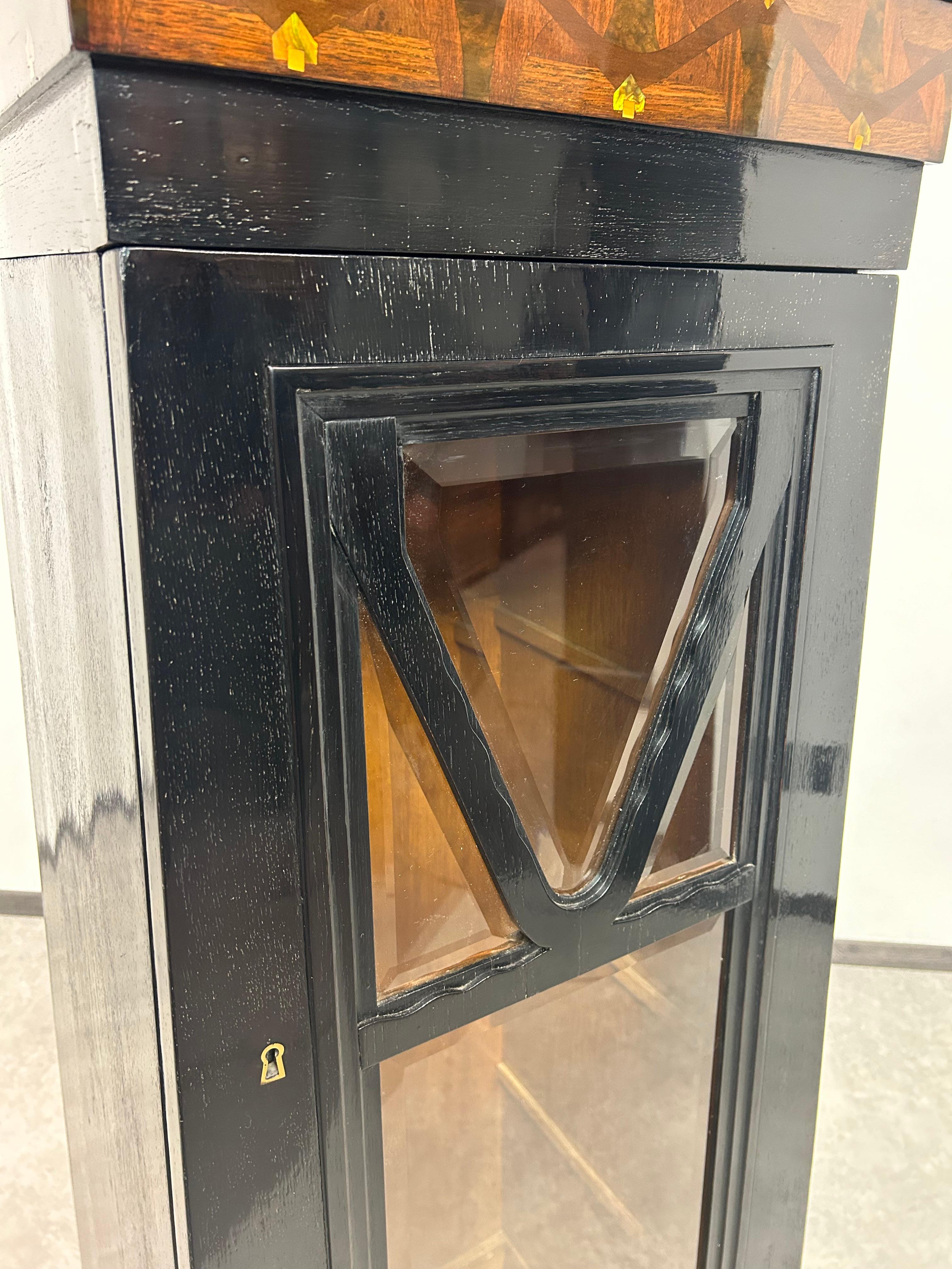 Austrian Vienna secession cabinet attr. to Kolo Moser