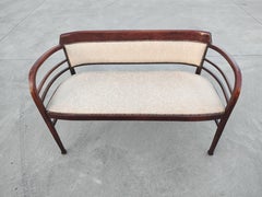 Canape de la Secesión vienesa nº 6214 de Otto Wagner para Thonet, 1904