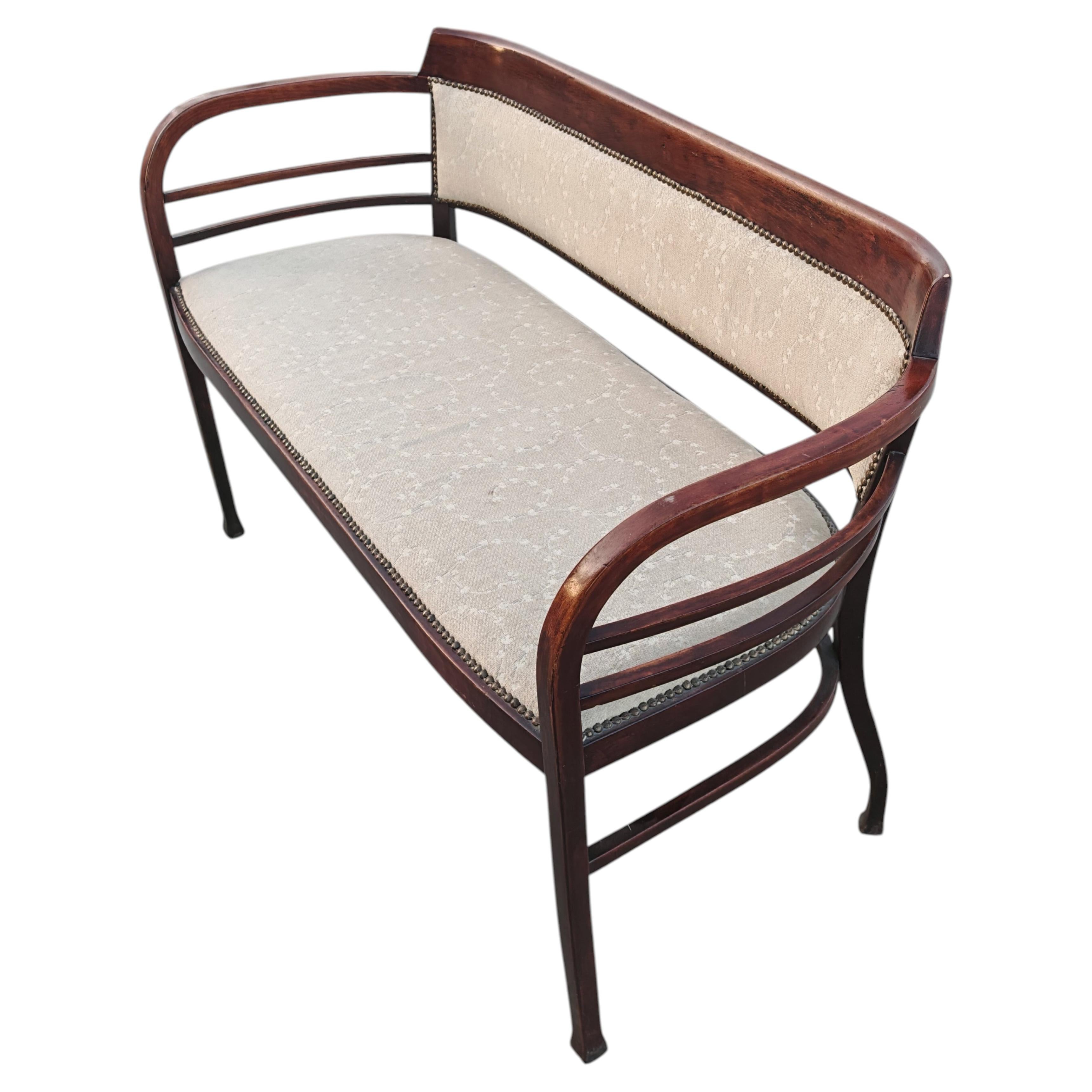 Vienna Secession Canape No. 6214 by Otto Wagner for Thonet, 1904
