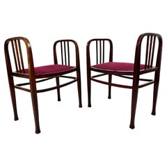 Antique Vienna secession causeuse no.6611 by Otto Wagner