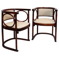 vienna secession furniture Vienna Secession Chairs by Josef Hoffmann, Austria, circa 1900