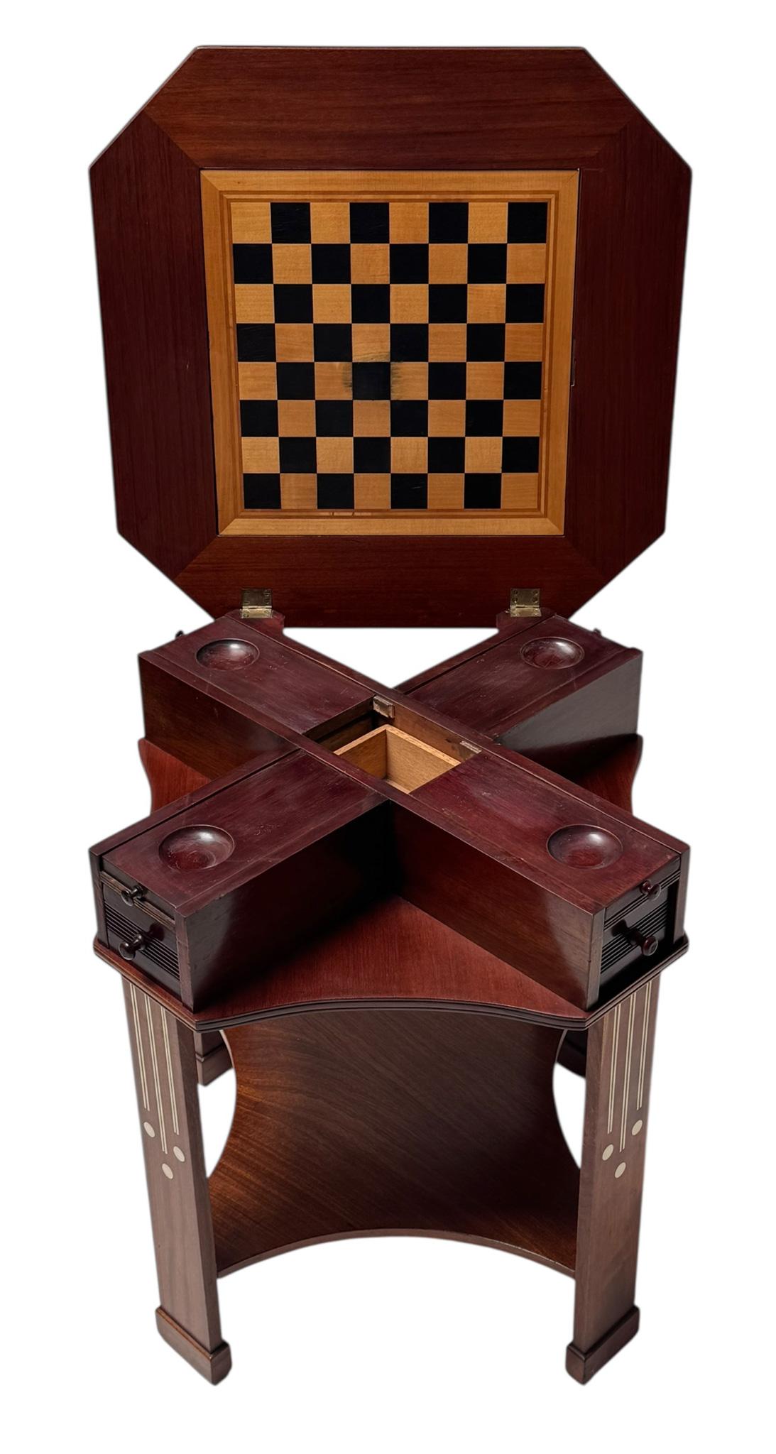 Mesa de ajedrez o mesa de juego de la Secesión vienesa, 1900 en venta 4