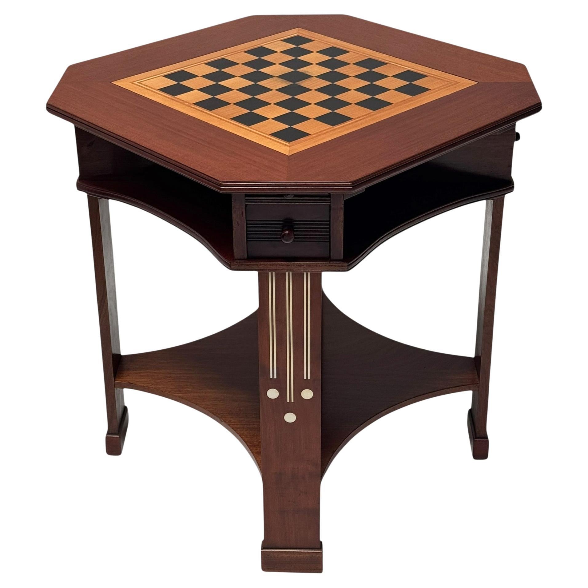 Mesa de ajedrez o mesa de juego de la Secesión vienesa, 1900 en venta