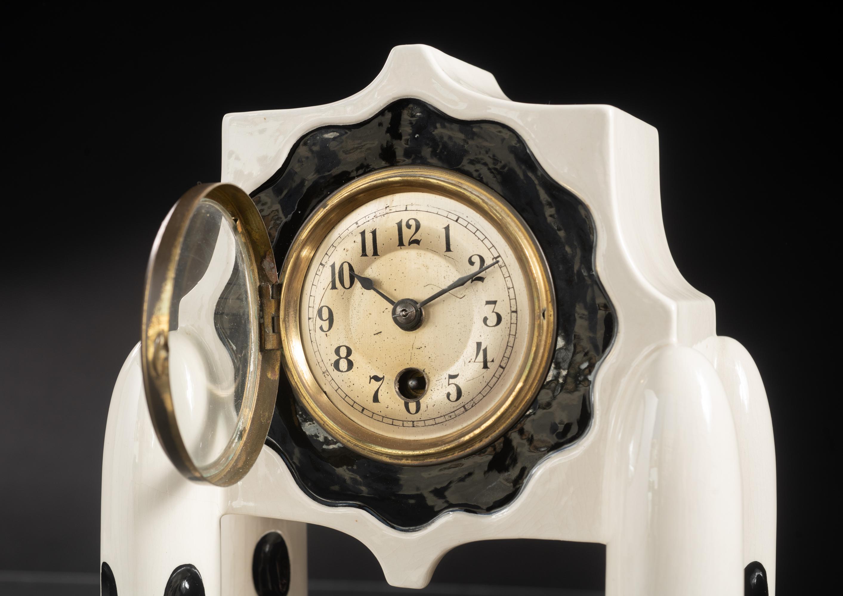 Vienna Secession Clock by Bertold Loffler and Anton Kling For Sale 4