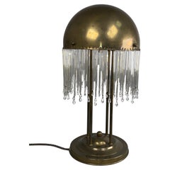 Lampada da tavolo della secessione viennese di Josef Hoffmann