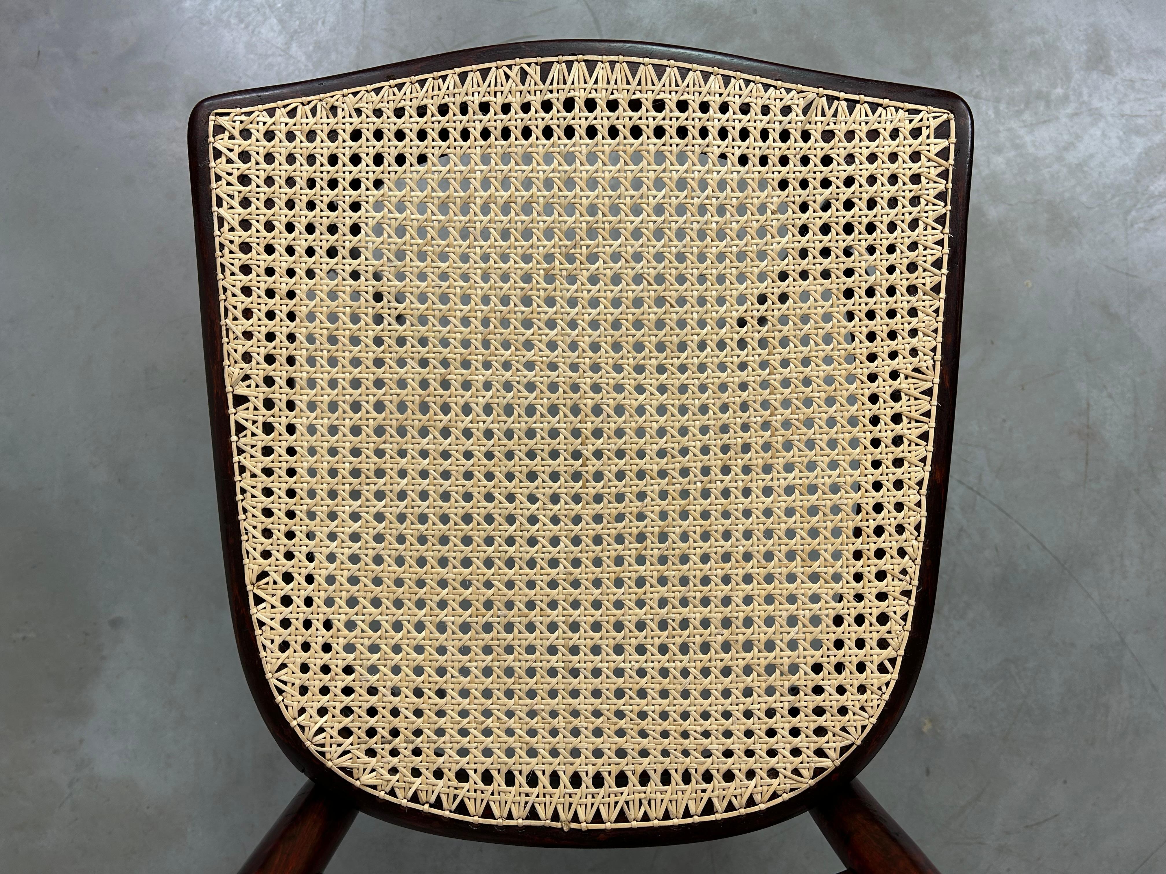 Early 20th Century Vienna secession dining chair no.235 by Otto Wagner for J&J Kohn For Sale