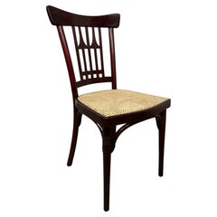 Antique Vienna secession dining chair by Otto Wagner for J&J Kohn