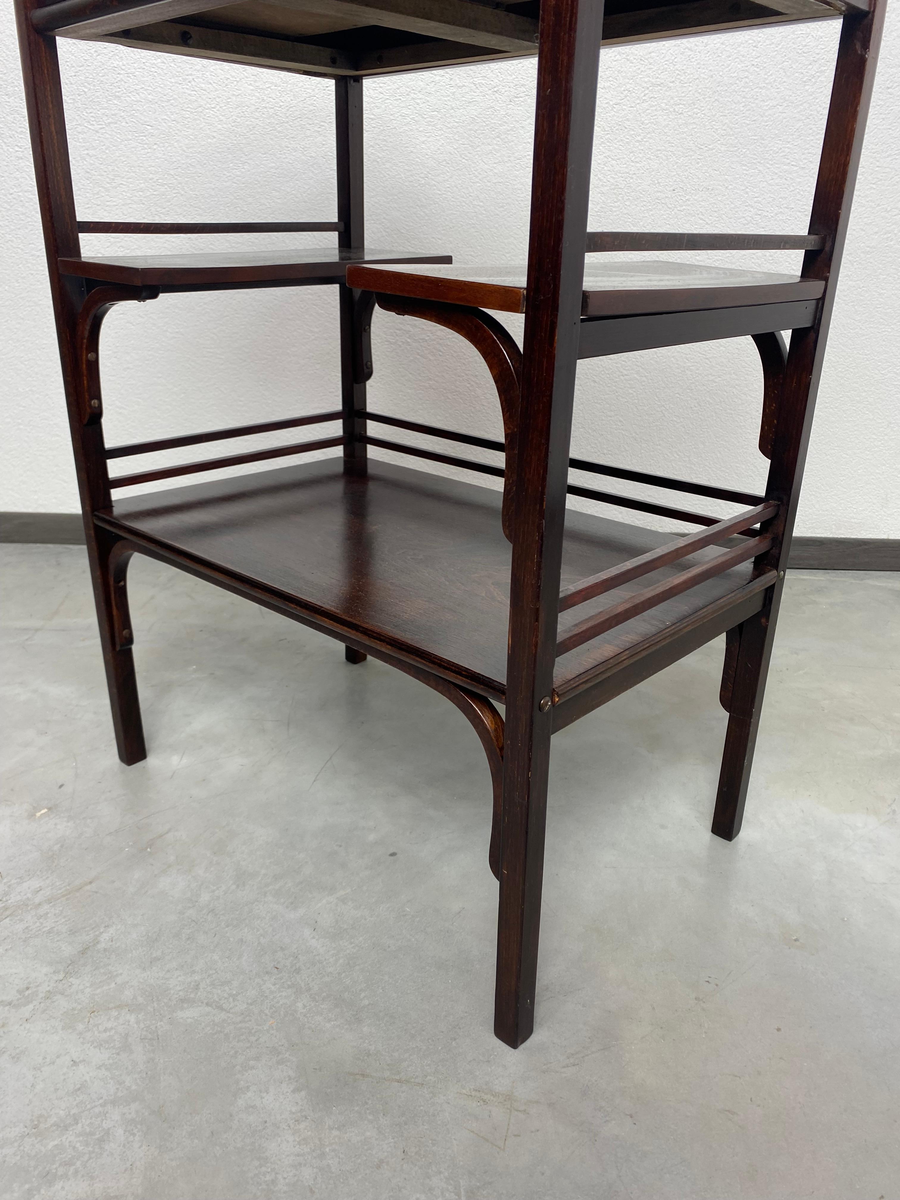 Austrian Vienna secession etagere atr. to Koloman Moser and Otto Wagner ex. by J&J Kohn For Sale