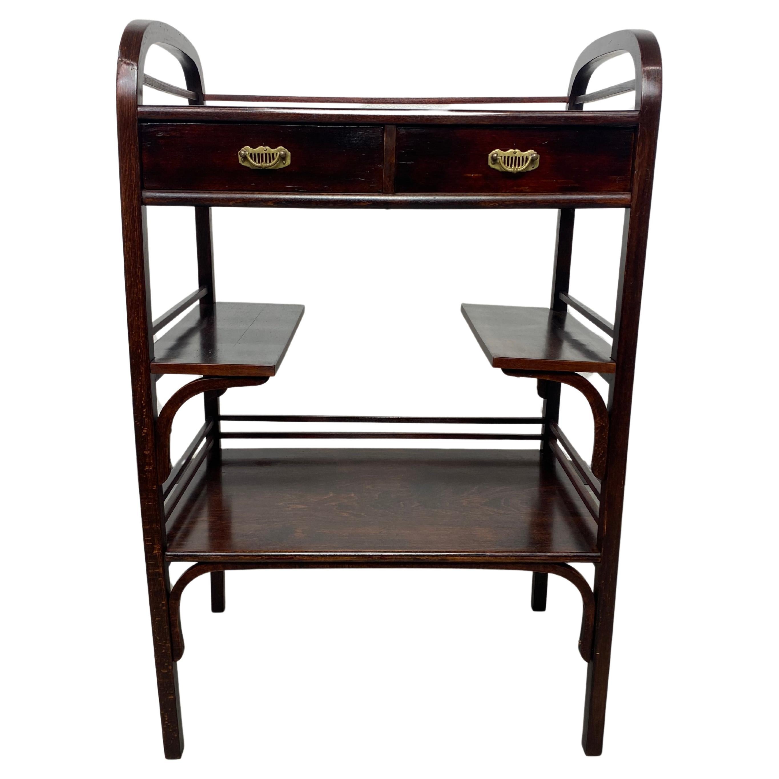 etagere der Wiener Sezession, um Koloman Moser und Otto Wagner aus der Wiener Sezession, ex. von J&J Kohn im Angebot