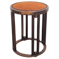 Vienna Secession Fledermaus stool by Josef Hoffmann for J &J Kohn 