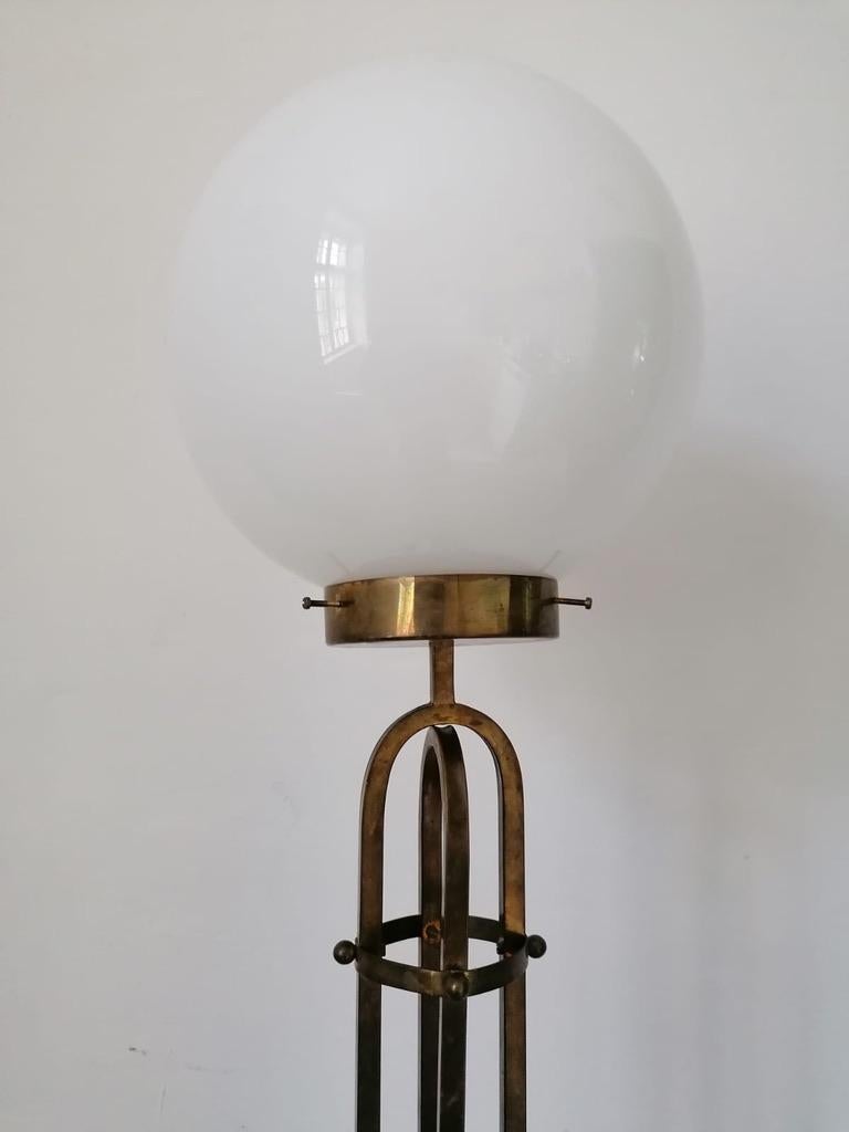 Vienna Secession Floor Lamp by Adolf Loos Manufactured by Lobmeyr 7