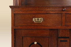 Armario alto de la Secesión vienesa de estilo Art Nouveau, Austria ca. 1905