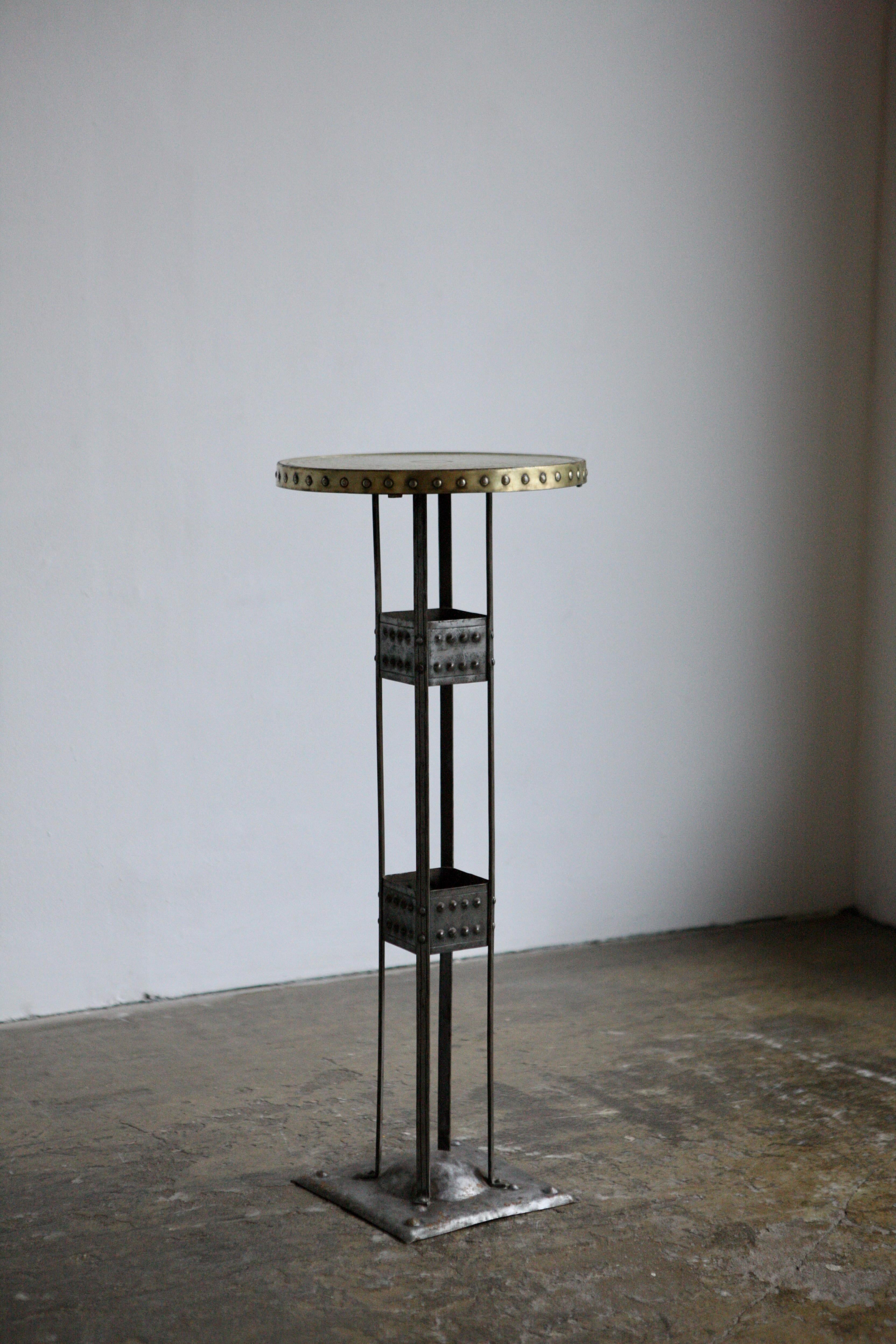 Austrian Vienna Secession Hugo Goberg Pedestal Table