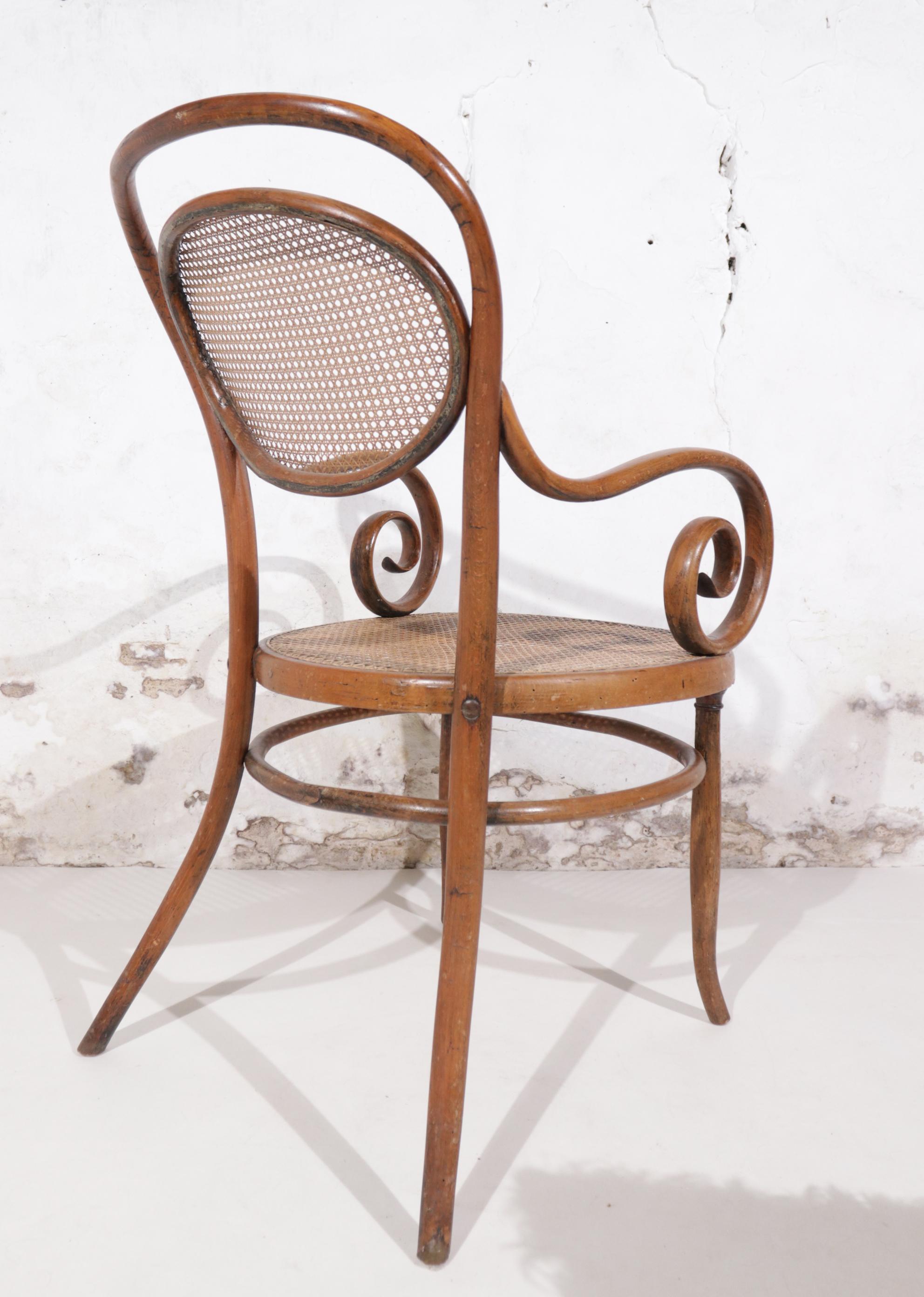 Fauteuil n° 11 de la Sécession viennoise J. & J. Kohn 1880/90 5