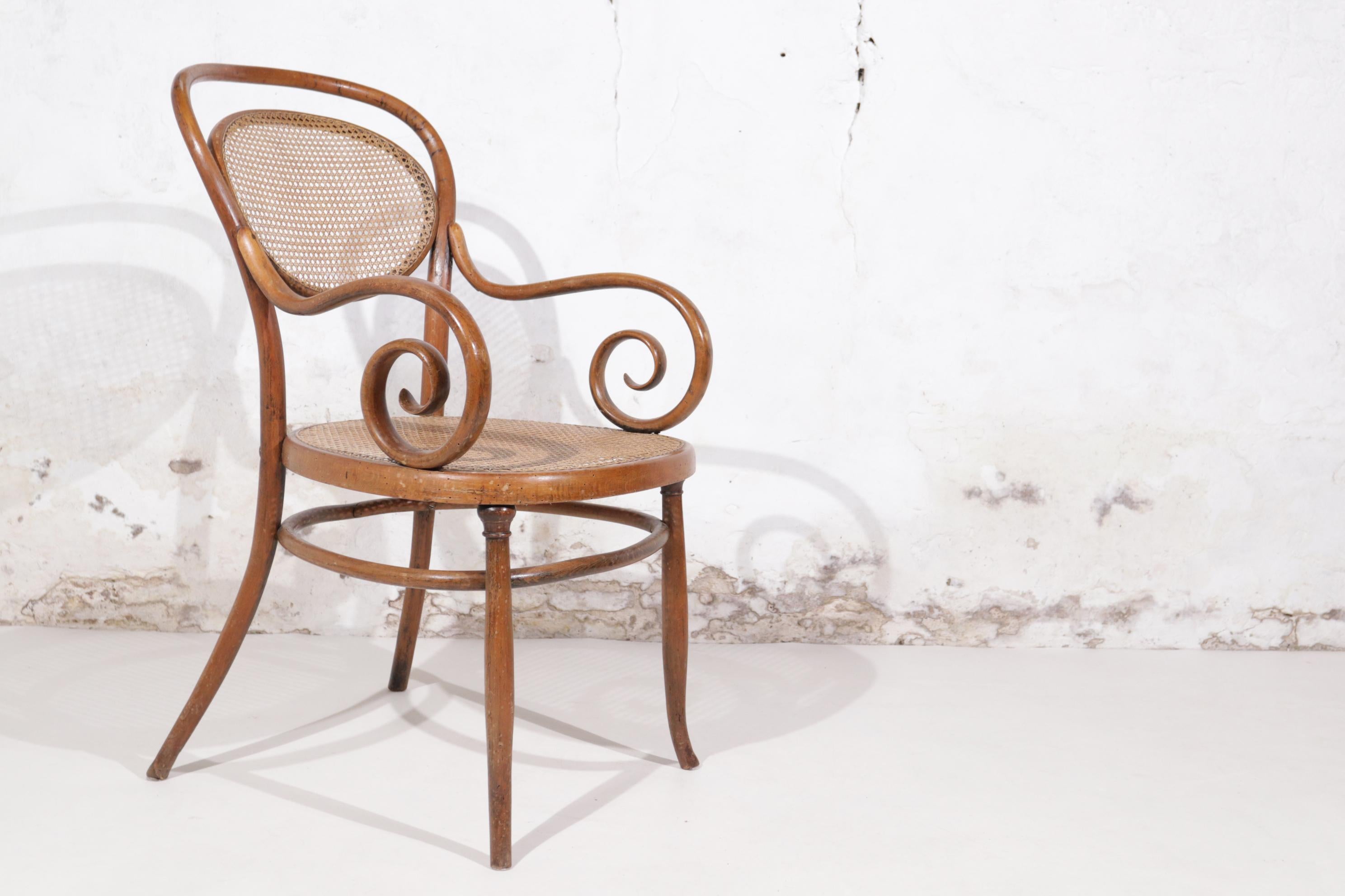 Fauteuil n° 11 de la Sécession viennoise J. & J. Kohn 1880/90 2
