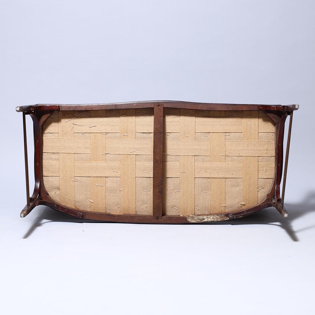 Vienna Secession J. & J. Kohn Bench Settee by Otto Wagner For Sale 6