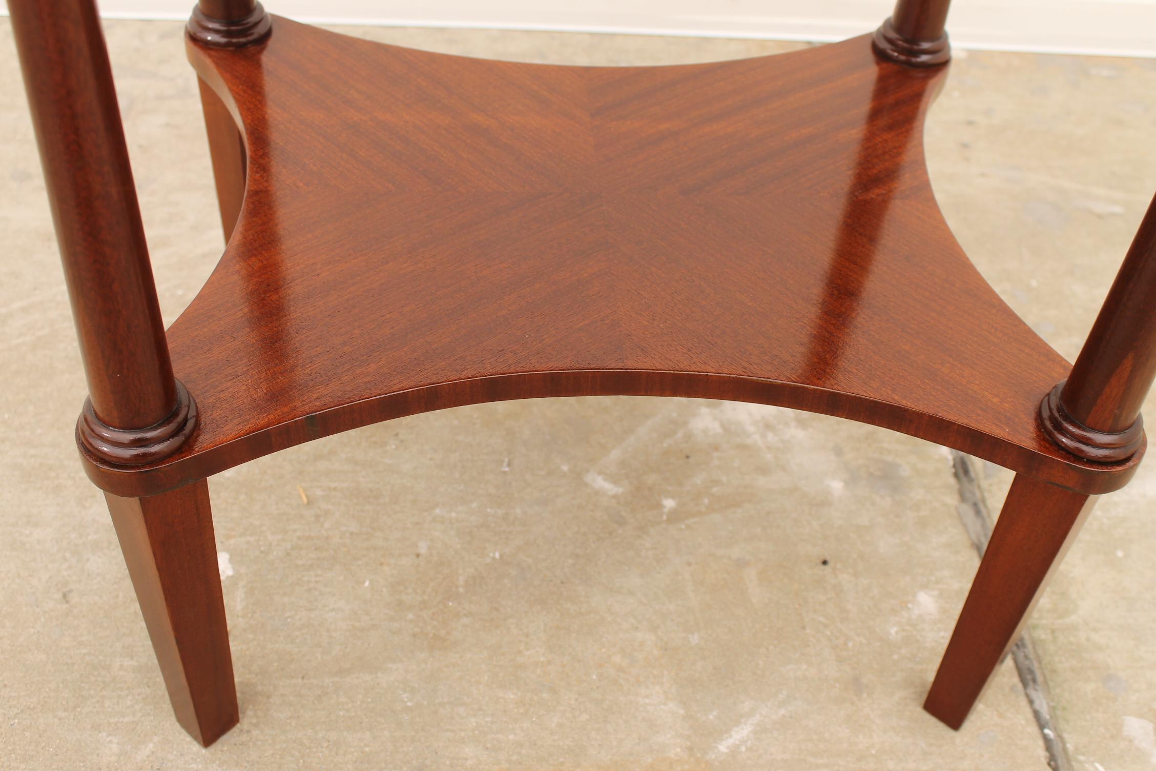 Vienna Secession Mahogany Side Table, circa 1915 In Excellent Condition For Sale In Prague 8, CZ