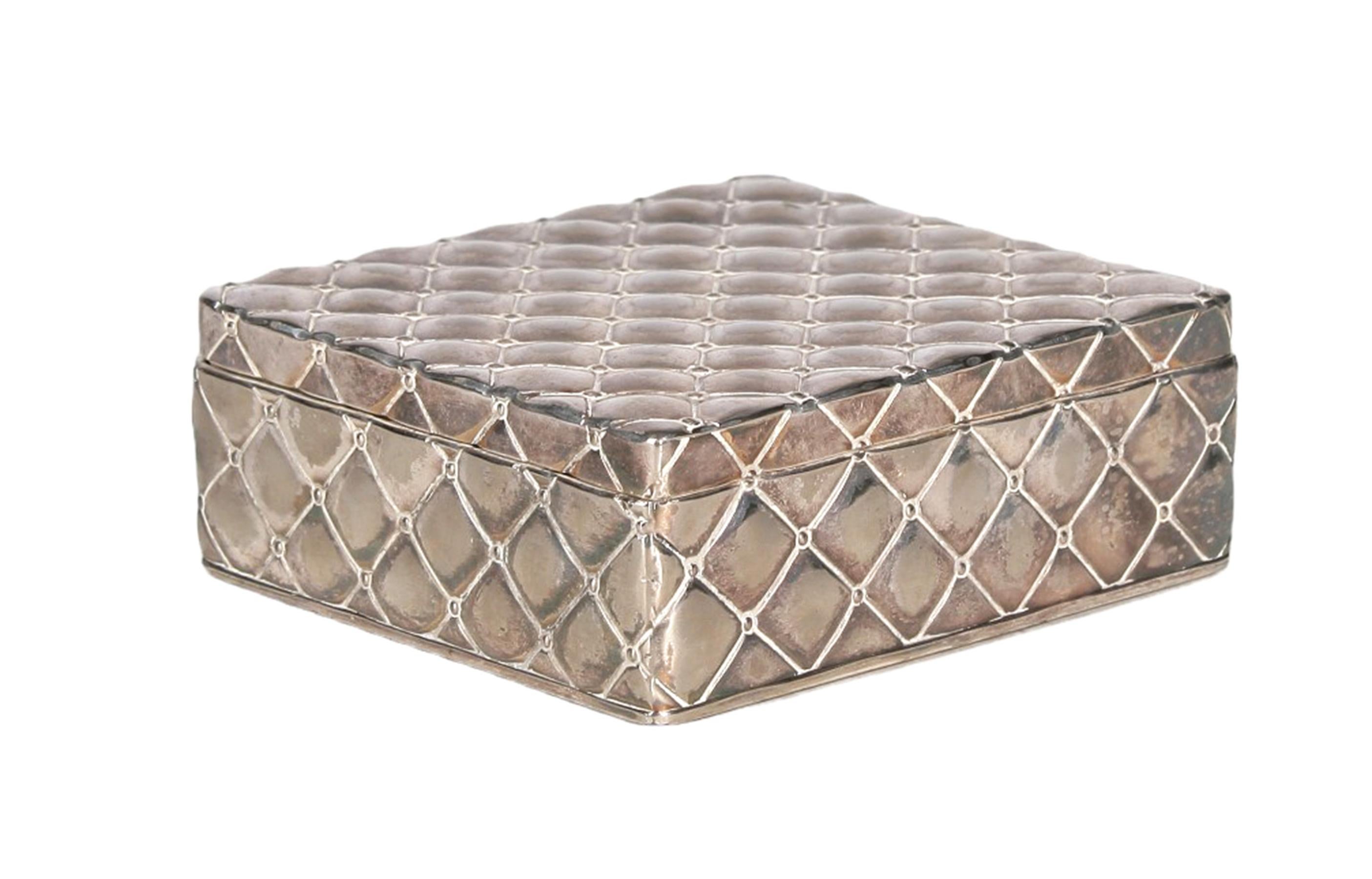 Caja de metal de la Secesión vienesa de Josef Hoffmann y Wiener Werkstätte, Austria en Bueno estado para la venta en North Miami, FL