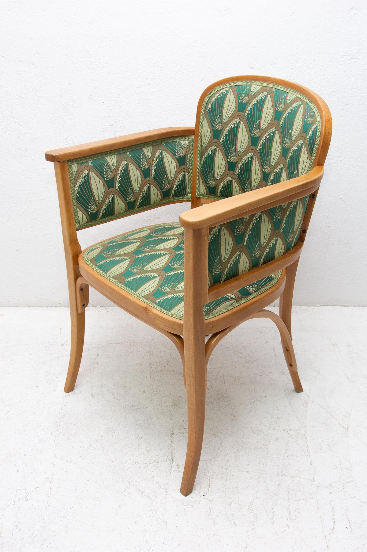 Wood Vienna Secession Office Chair, 1910, Austria, Hungary