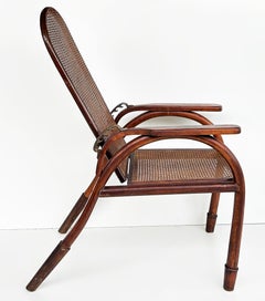 Vienna Secession Otto Prutscher Thonet Austria Morris Chair #6392 Adjustable