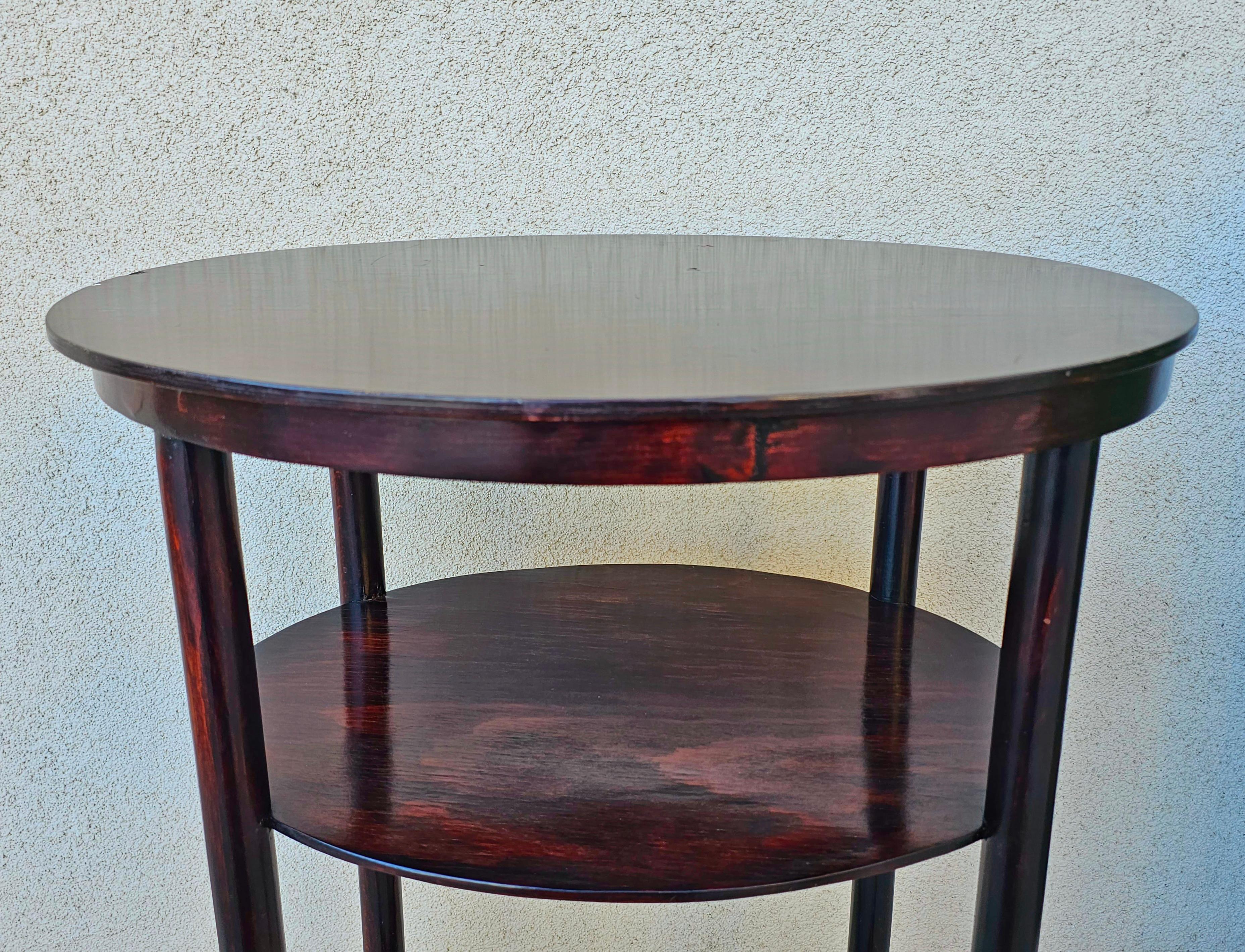 Vienna Secession Oval Side Table Model 960/2 designed by Josef Hoffmann, 1910s For Sale 8