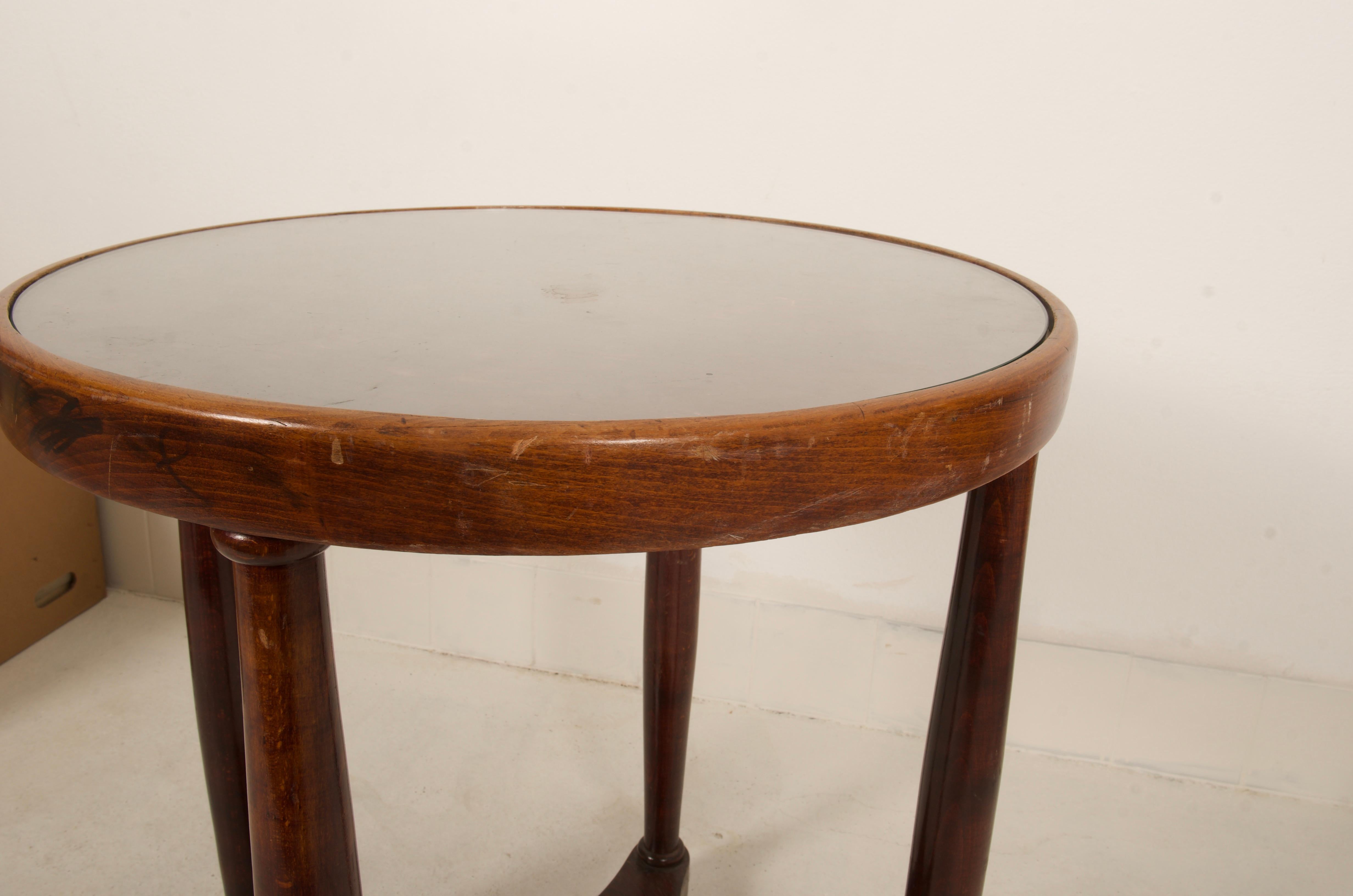 Vienna Secession Round Table by Josef Hoffmann for J&J Kohn For Sale 2