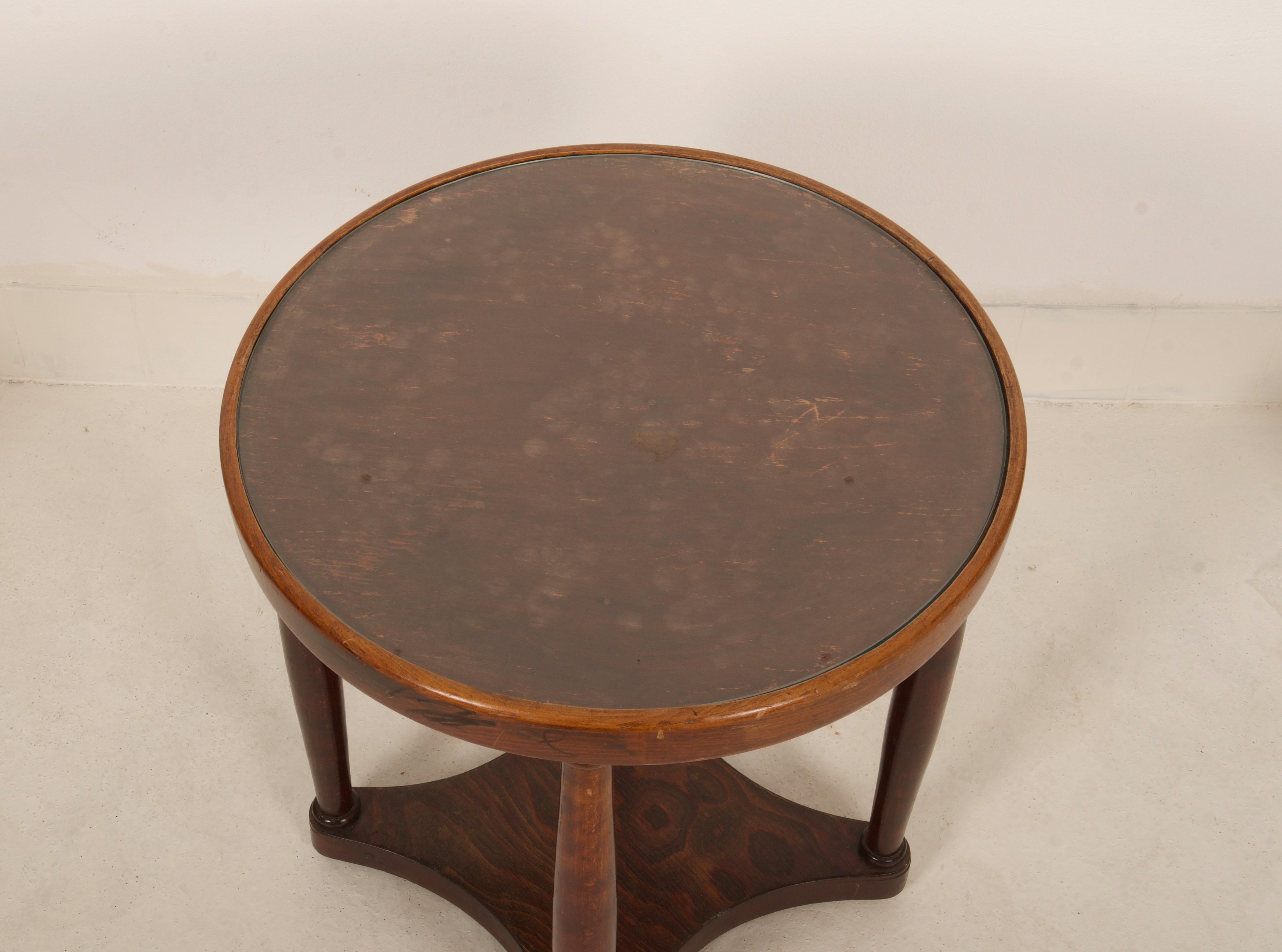 Vienna Secession Round Table by Josef Hoffmann for J&J Kohn For Sale 3