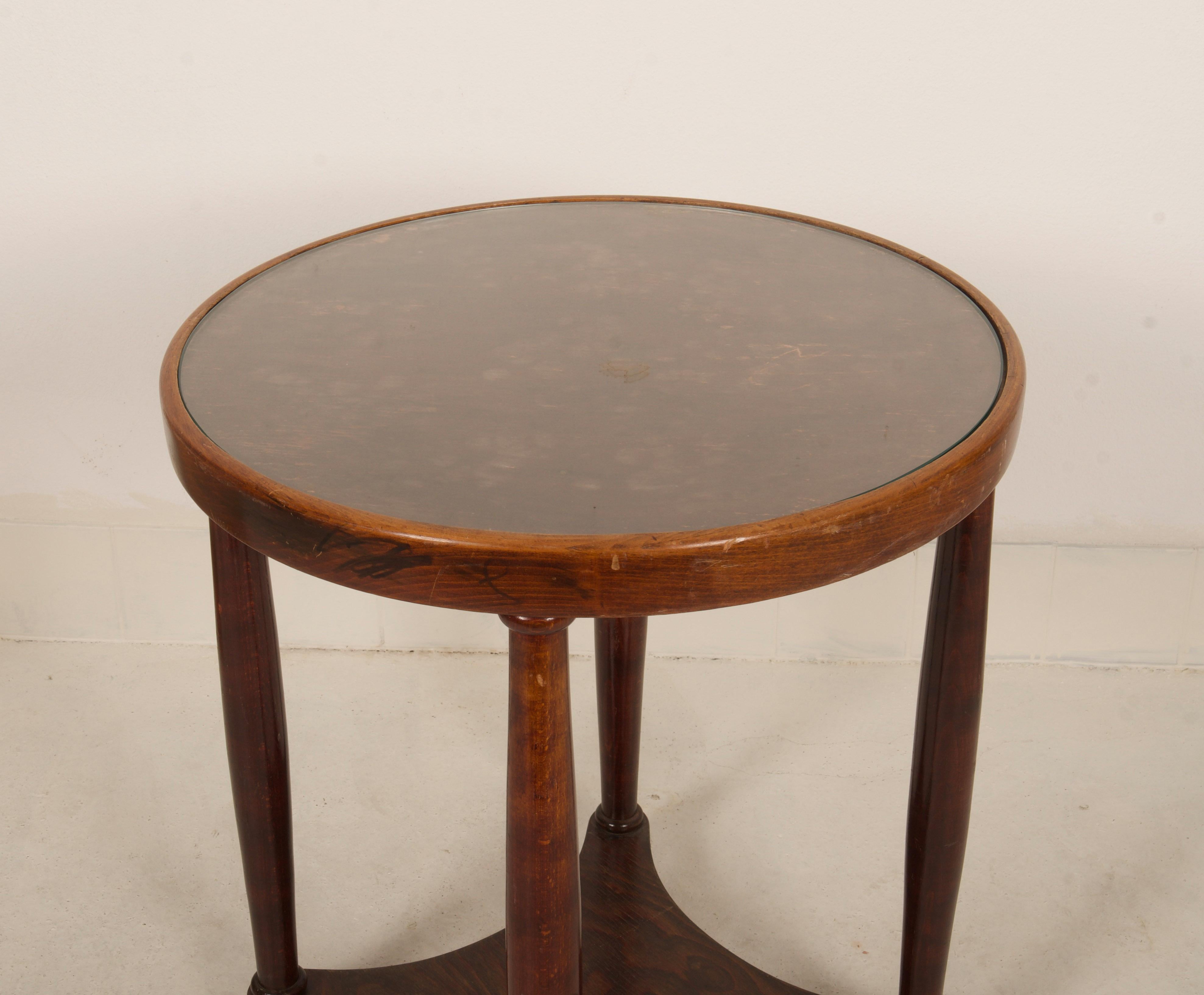Vienna Secession Round Table by Josef Hoffmann for J&J Kohn For Sale 4