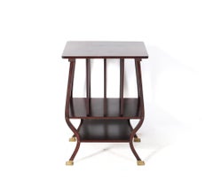 Vienna Secession Side Table by Gustav Siegel for Gebrüder Thonet Austria, 1900s