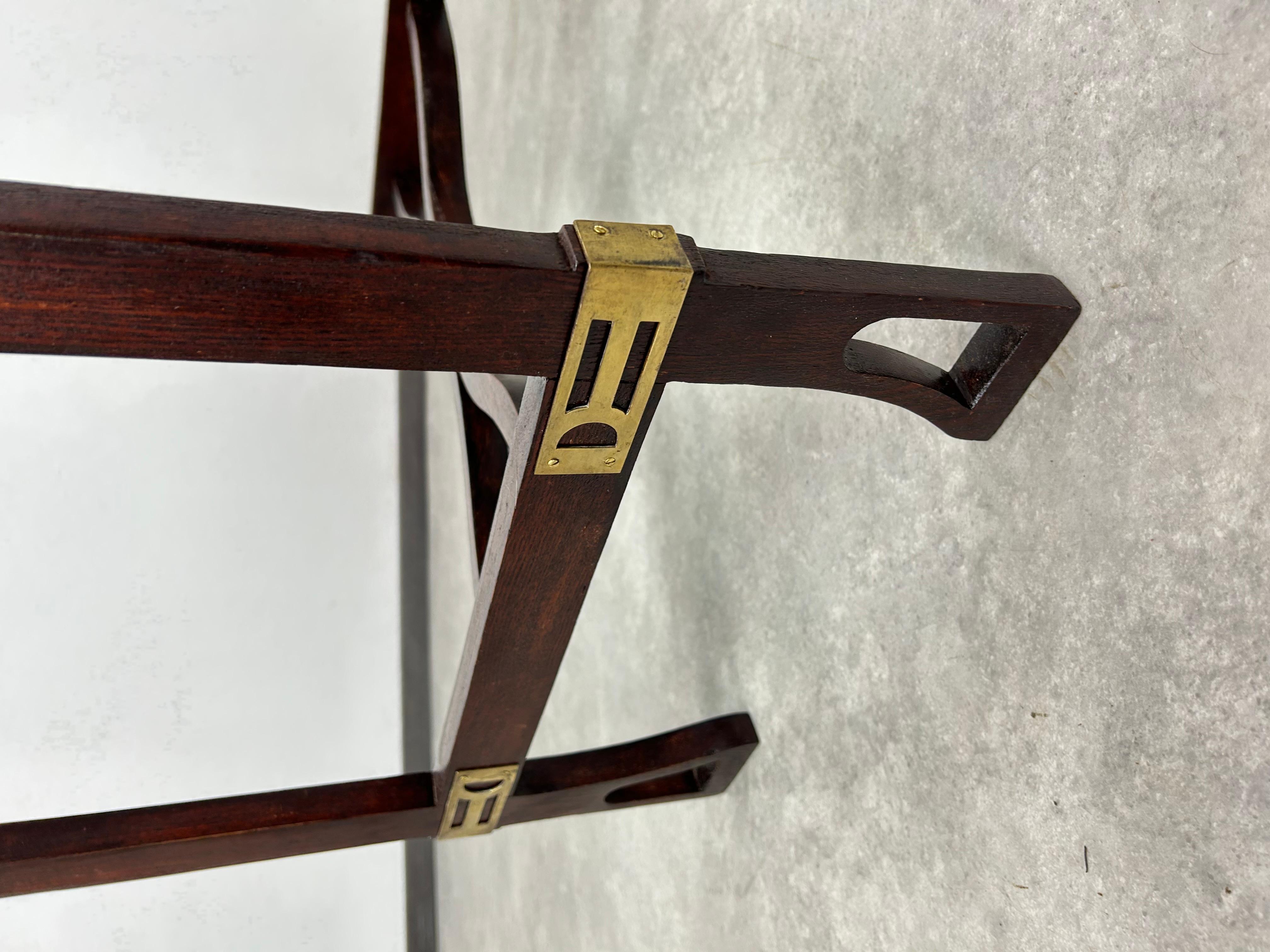 Laiton Vienna secession side table en vente