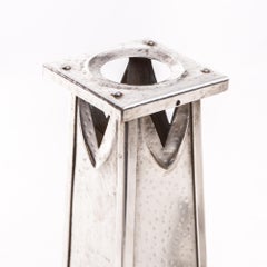 Vienna Secession Silver Plated Set of Cigar Accessories, 20th Century