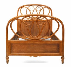 Ahorn Bugholz Twin Bett