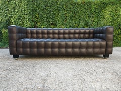 Vienna Secession Sofa "Kubus" by Josef Hoffmann, manufactured by Wittmann