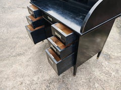 Vienna Secession Tambour or Rolo-Top Desk in style of Otto Wagner, Austria 1909