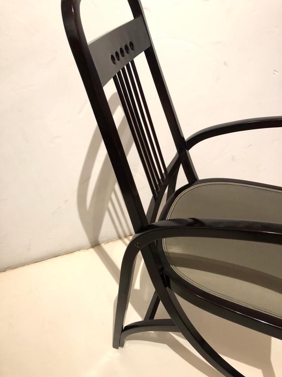 Autrichien Fauteuil en bois de Thonet de la Sécession viennoise en vente