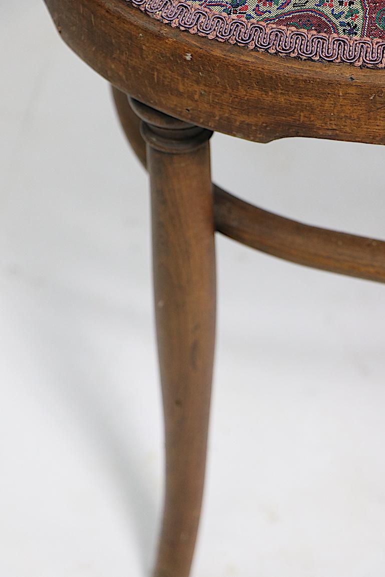 Upholstery Vienna Secessionist Bentwood Bench by J J Kohn