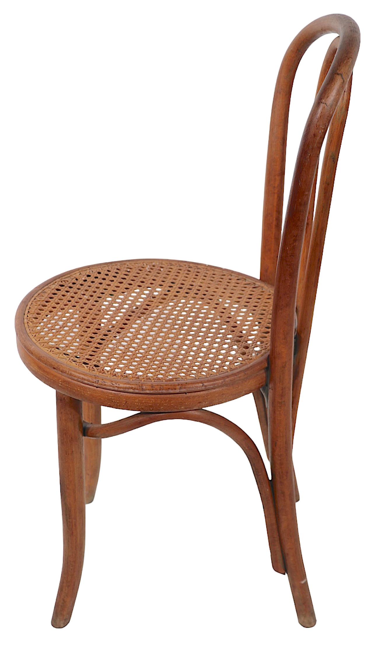 Vienna Secessionist Bentwood Chair by Kohn Mundus  For Sale 6