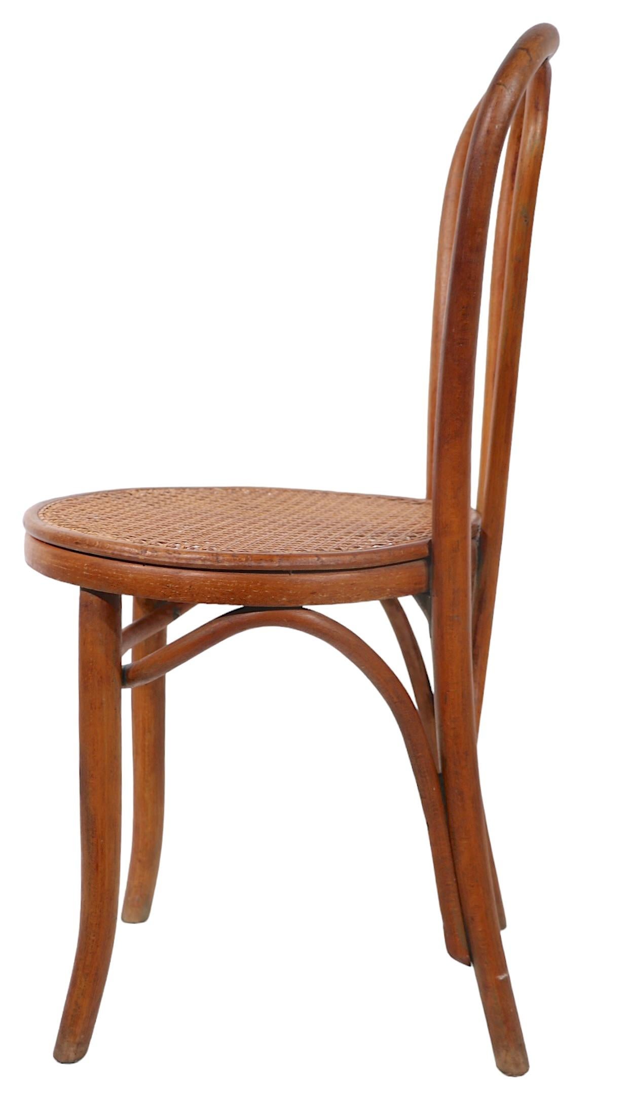Vienna Secessionist Bentwood Chair by Kohn Mundus  For Sale 7