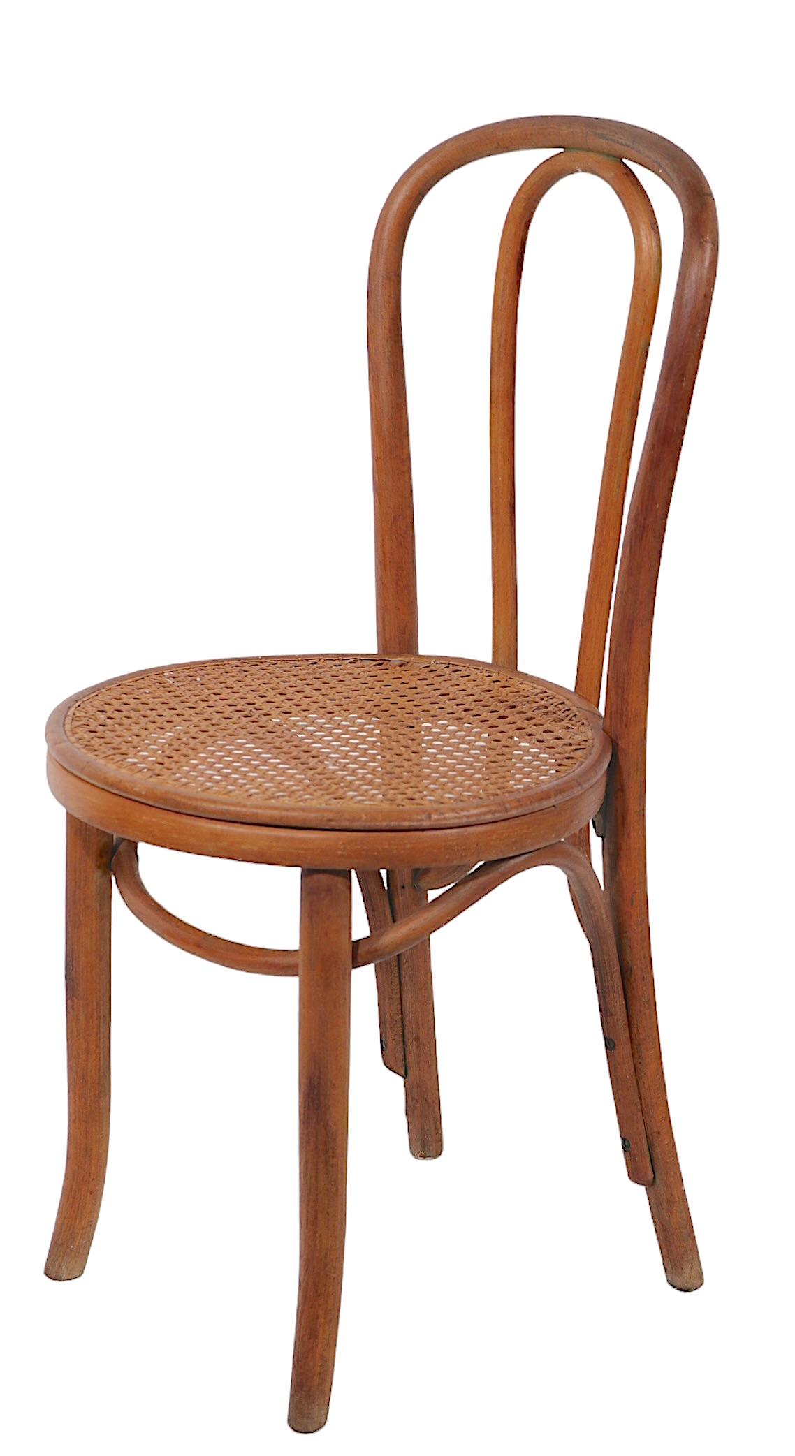 Vienna Secessionist Bentwood Chair by Kohn Mundus  For Sale 8