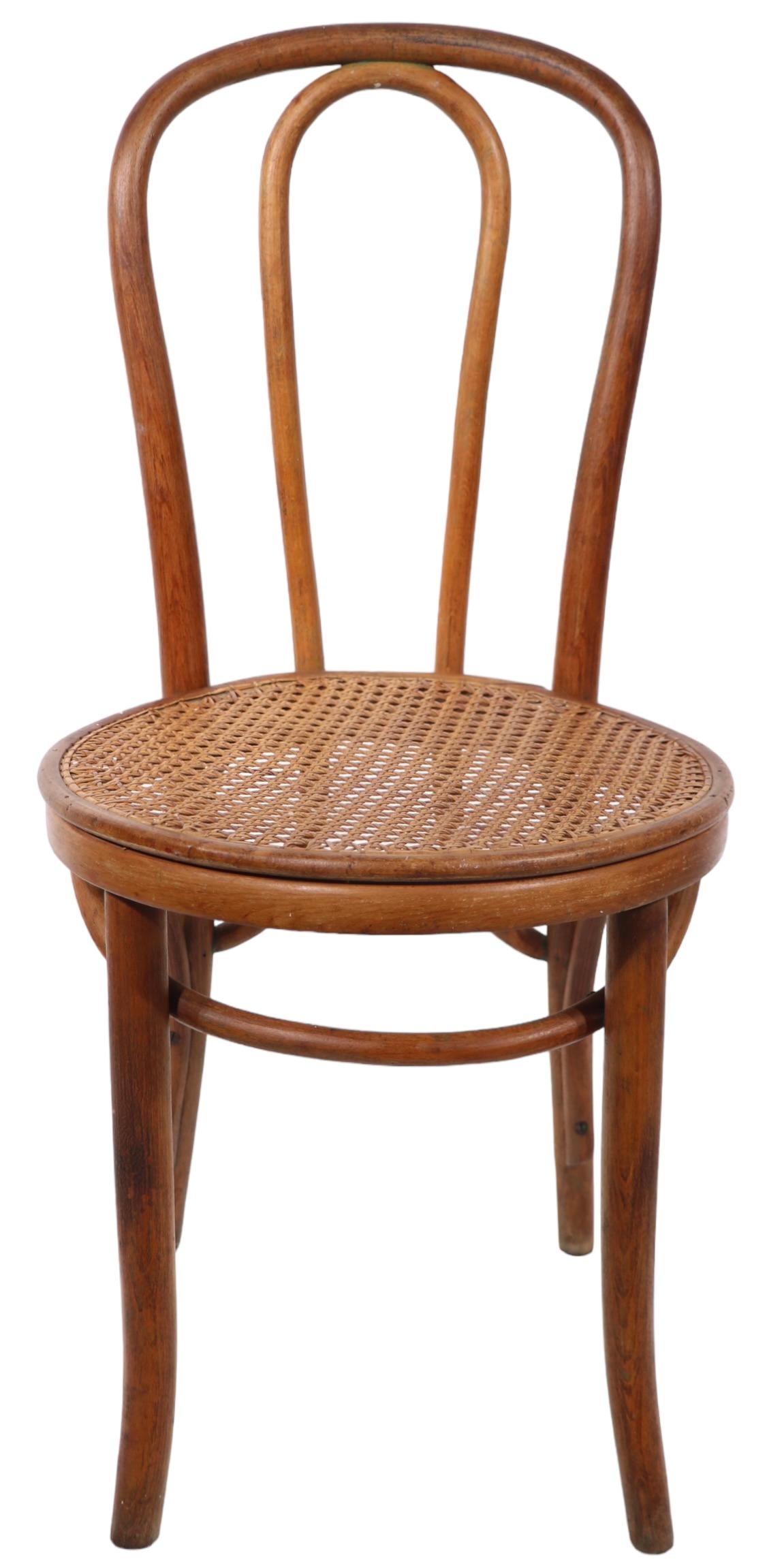 20th Century Vienna Secessionist Bentwood Chair by Kohn Mundus  For Sale