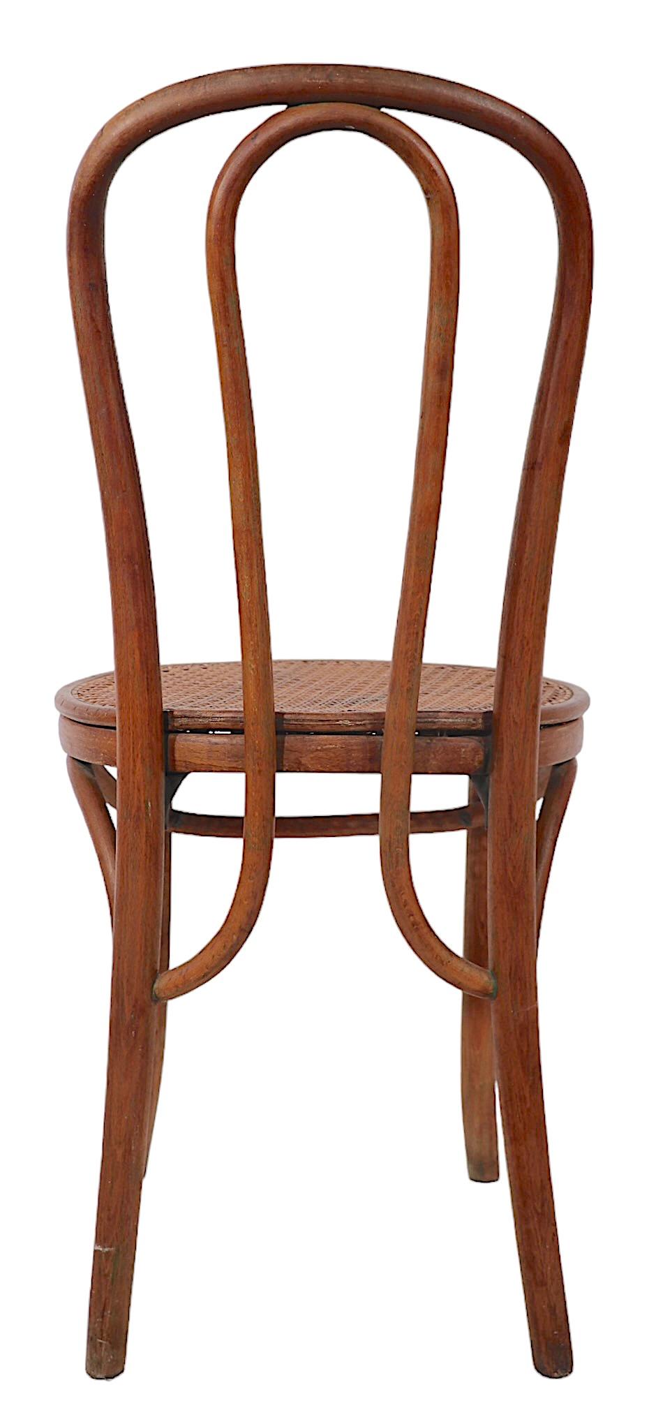 Vienna Secessionist Bentwood Chair by Kohn Mundus  For Sale 1