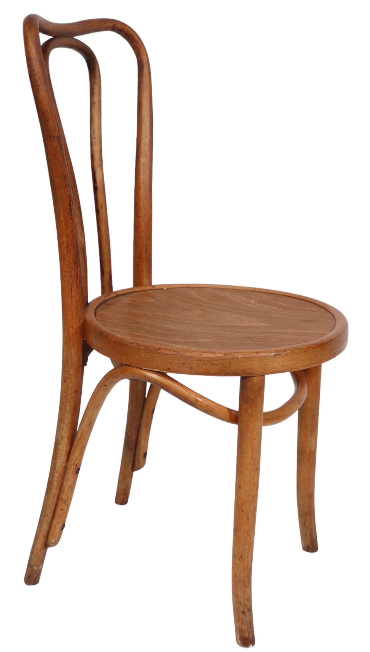 Vienna Secessionist Bentwood Chairs att. to Thonet  Made in Poland 3 available  4