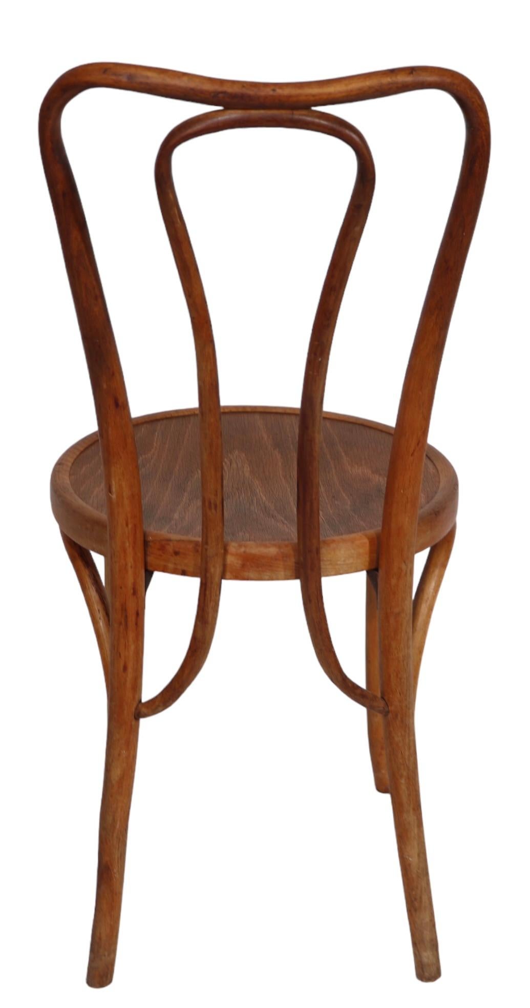 Vienna Secessionist Bentwood Chairs att. to Thonet  Made in Poland 3 available  3