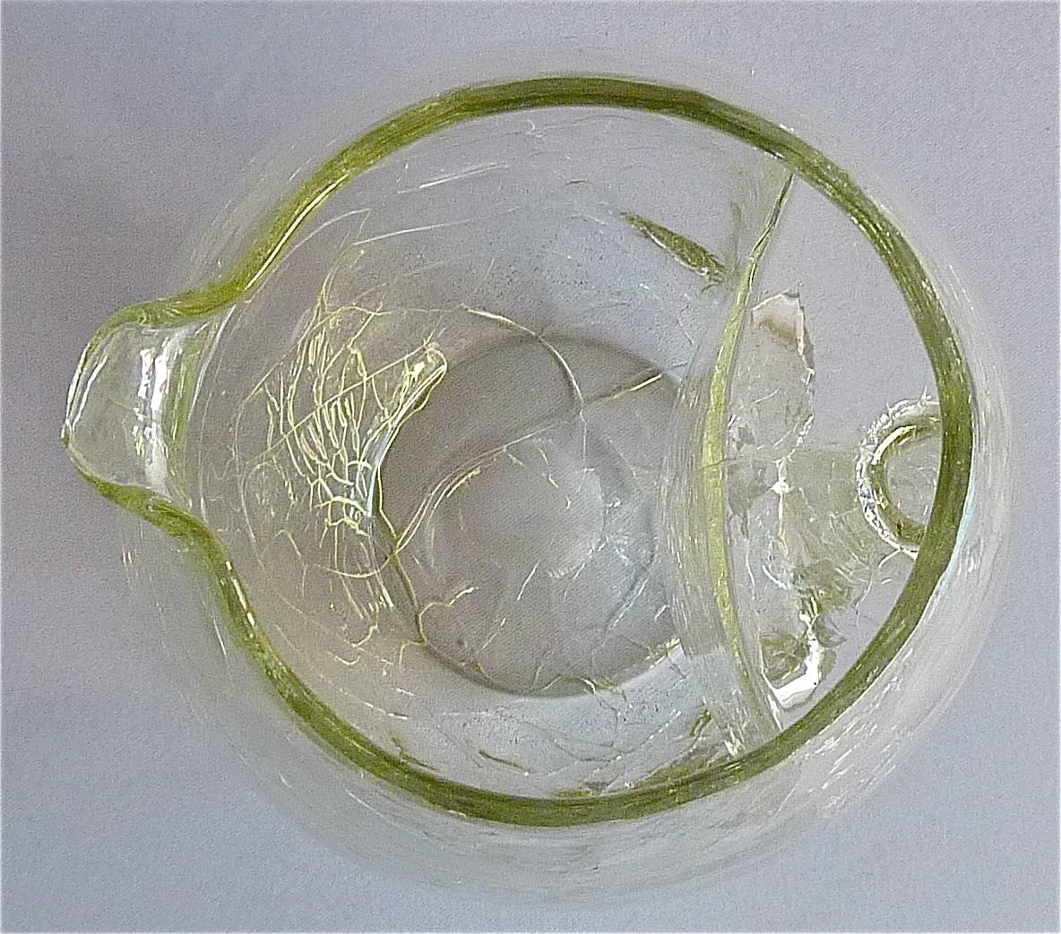 Sécessionniste vase en cristal de Vienne Pichet Koloman Moser Loetz Art Nouveau 3