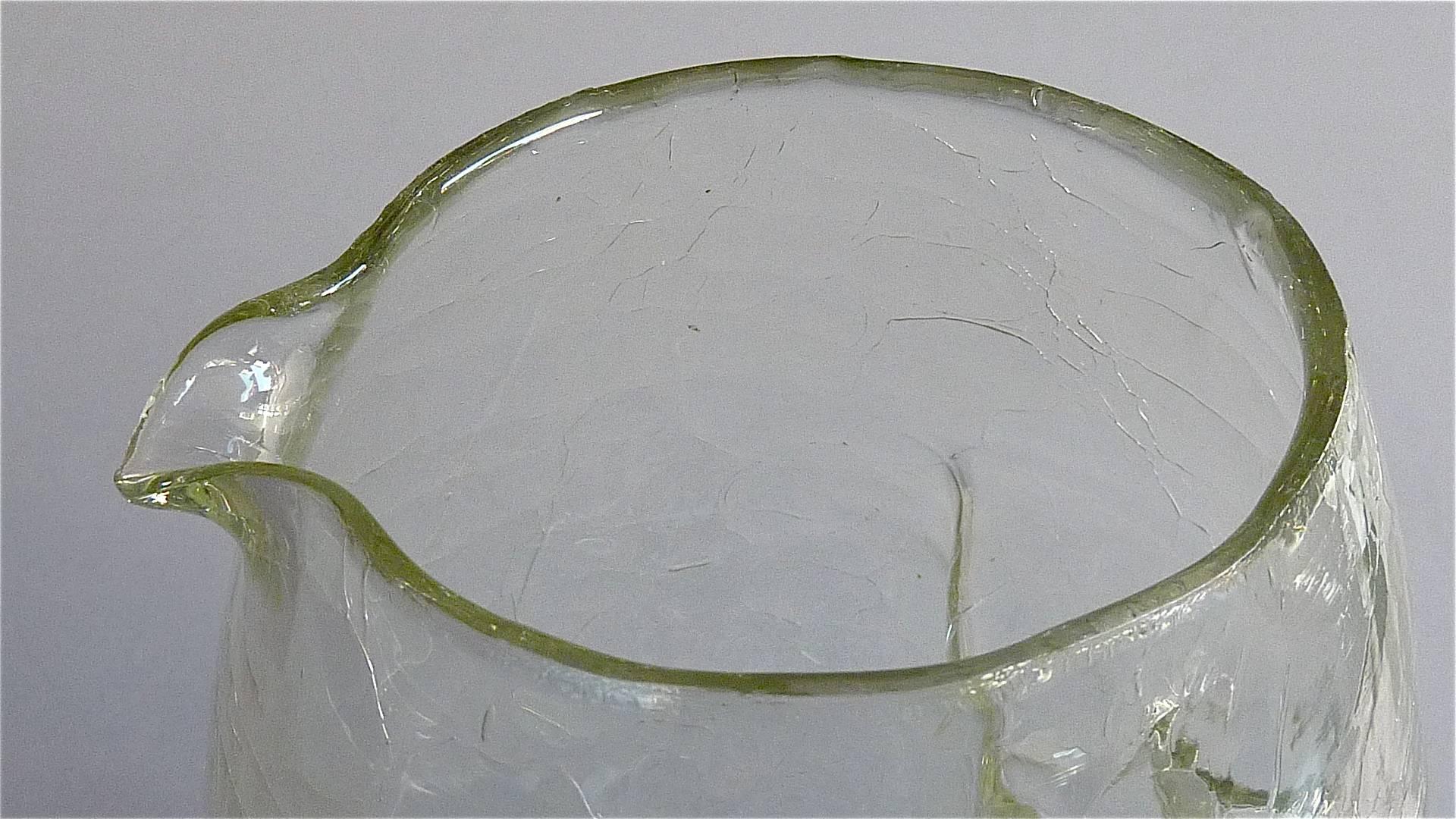 Sécessionniste vase en cristal de Vienne Pichet Koloman Moser Loetz Art Nouveau 2