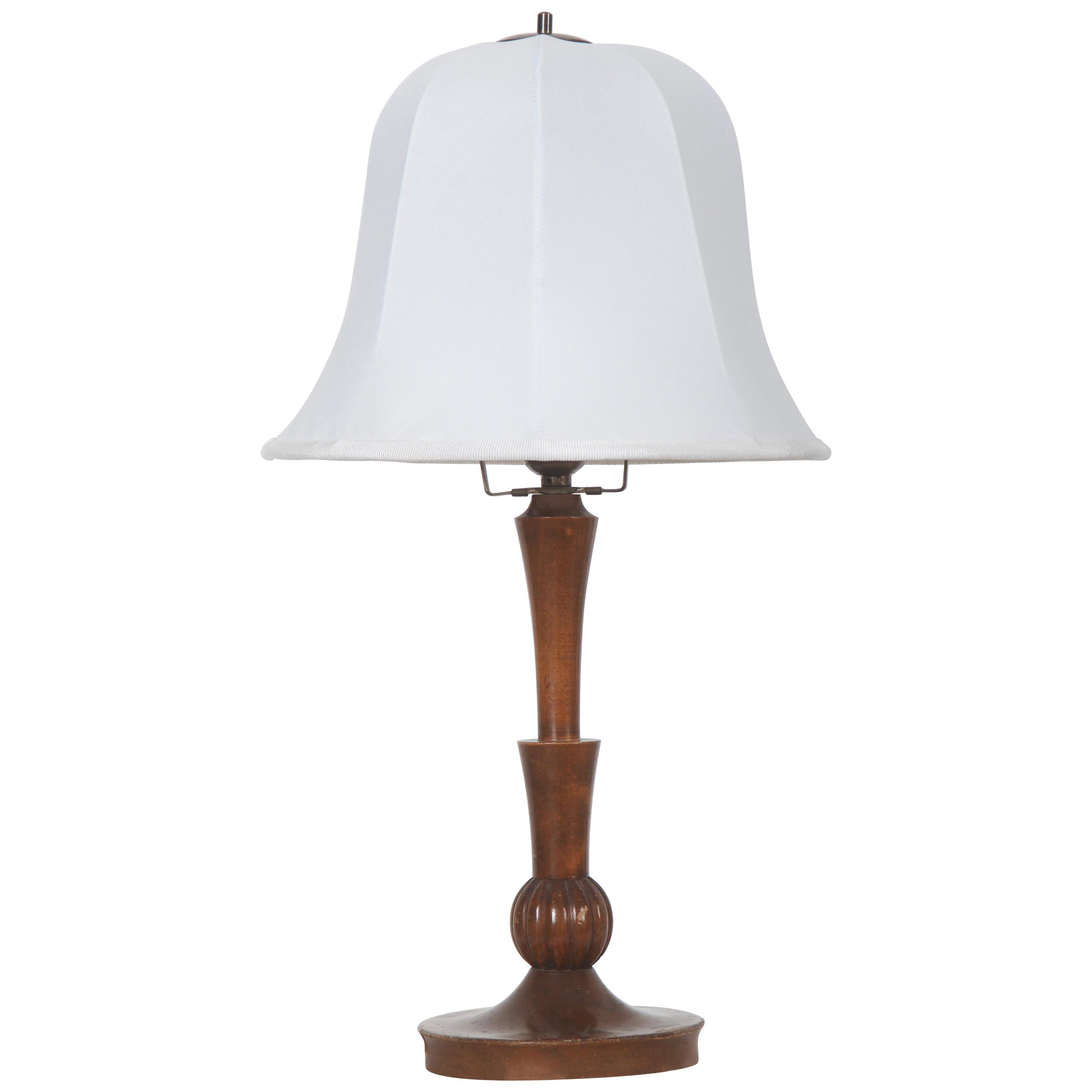 Vienna Sesession Wooden Table Lamp For Sale